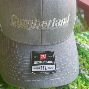 Cumberland Richardson 112 Mesh-Back Trucker Hat - Gray & White
